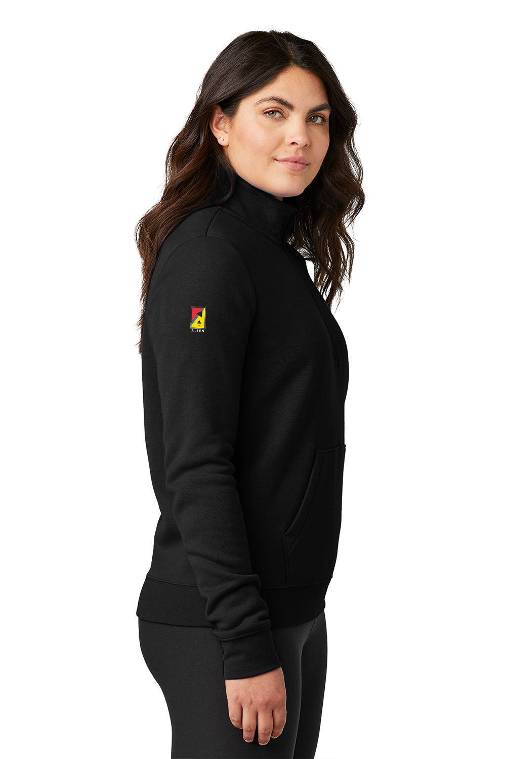 Women's Club Fleece Sleeve Swoosh 1/2-Zip