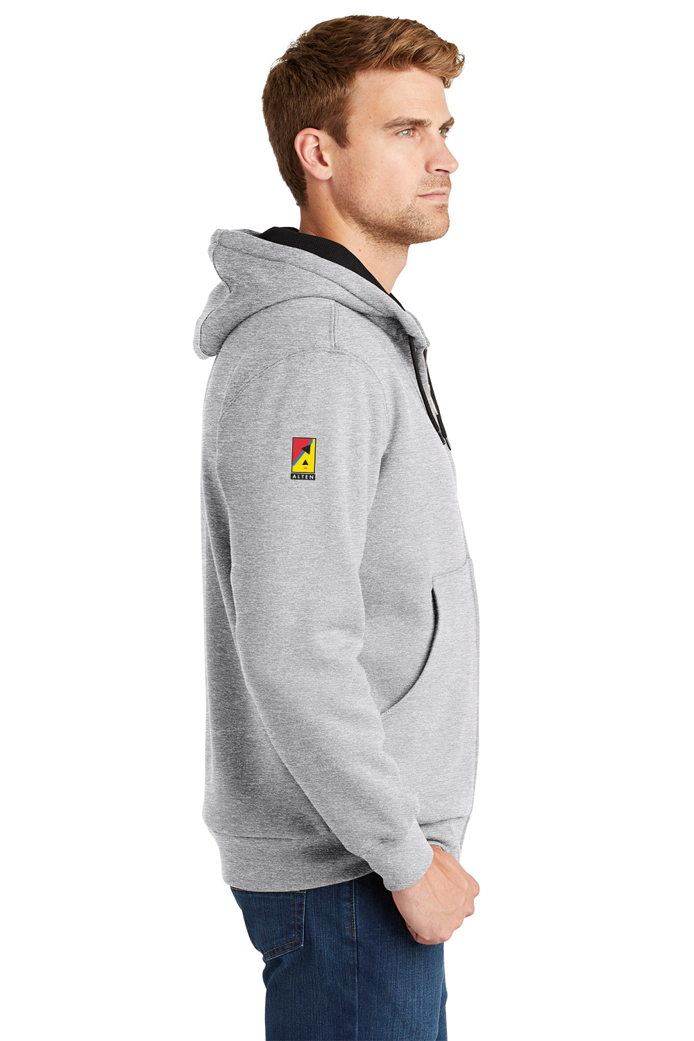 Men's Heavyweight Full-Zip Hooded Sweatshirt