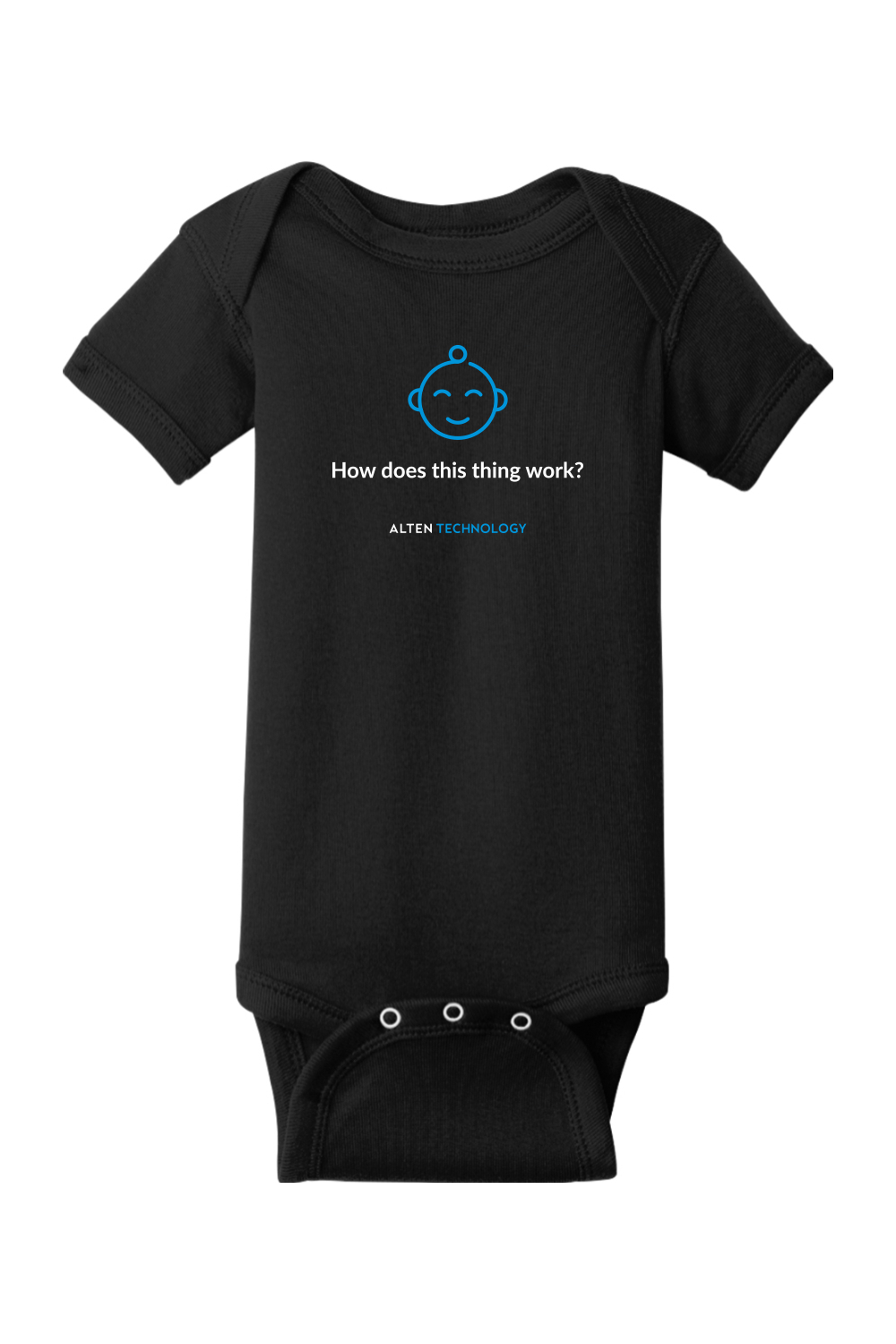 Infant Short Sleeve Baby Rib Bodysuit - How does this thing work?