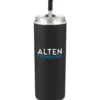 Copper Vacuum Tumbler with Stainless Steel Straw 20oz
