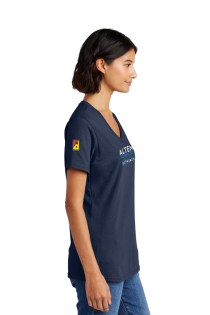 Women's Core Cotton V-Neck Tee - Outreach