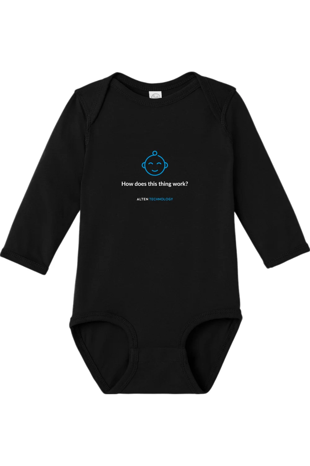 Infant Long Sleeve Jersey Bodysuit - How does this work?