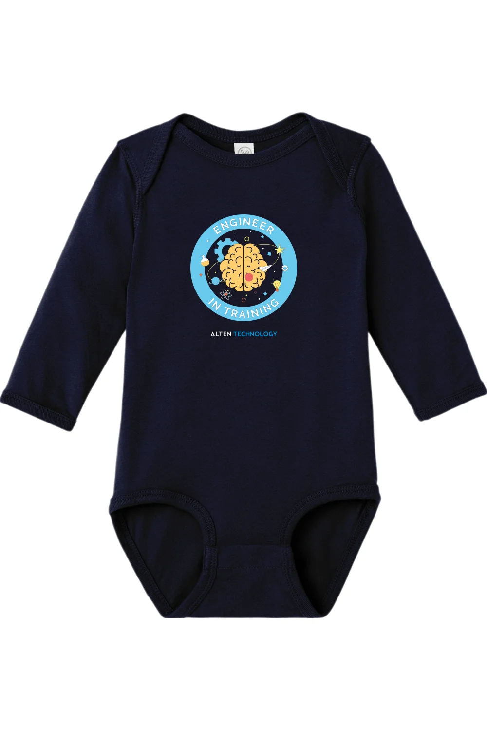Alternative view of Infant Long Sleeve Jersey Bodysuit - Engineer in Training