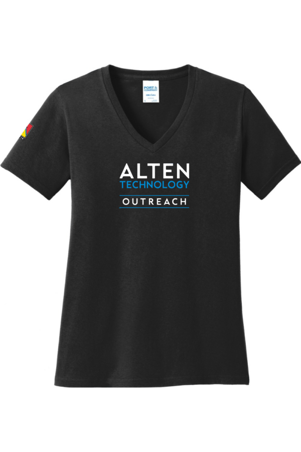 Women's Core Cotton V-Neck Tee - Outreach
