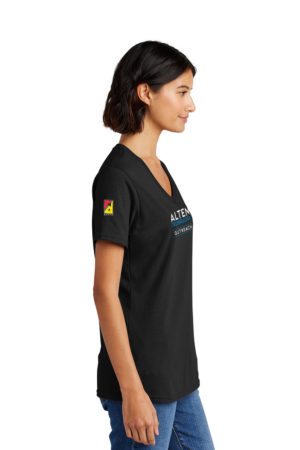 Women's Core Cotton V-Neck Tee - Outreach