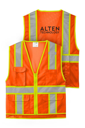 Surveyor Zippered Two-Tone Vest