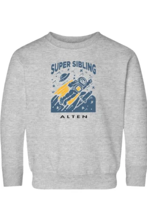 Kids Crewneck Sweatshirt | Super Sibling
