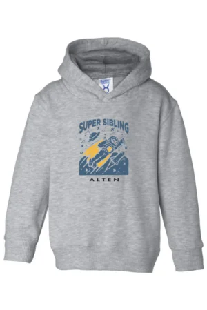 Toddler Pullover Fleece Hoodie | Super Sibling