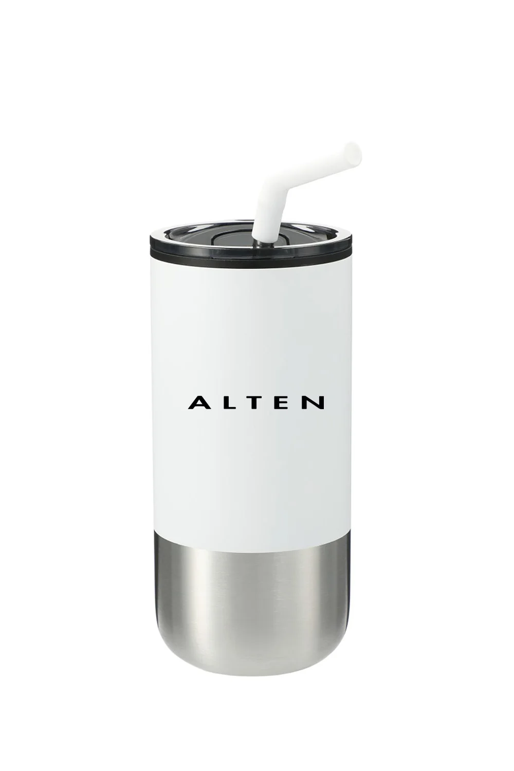 16oz Insulated Stainless Steel Tumbler with Straw