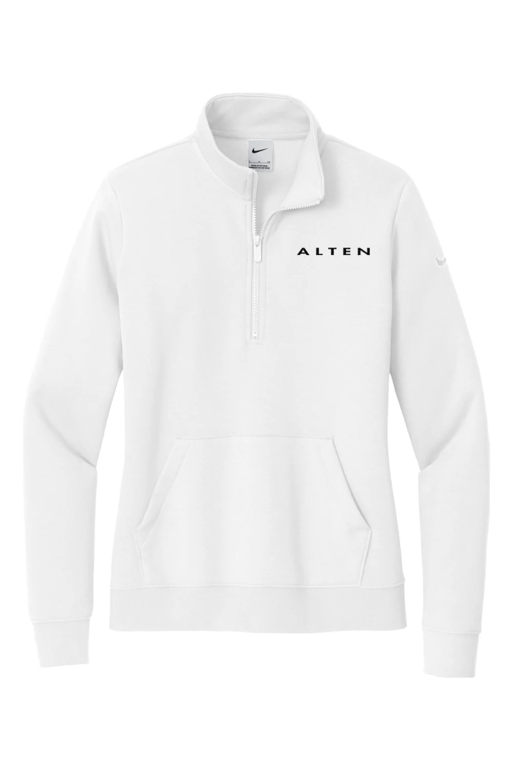 Alternative view of Women's Nike Fleece Sleeve Swoosh 1/2-Zip